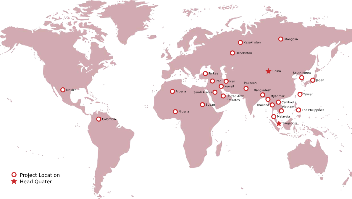 Service's Locations Map
